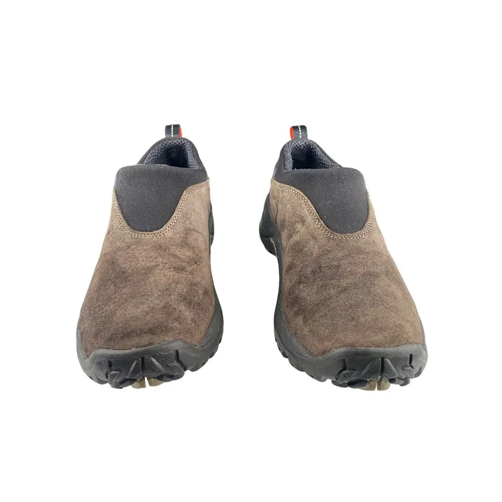 Merrell Moc Brown/Black Womens  Suede‎ Leather Slip On Hiking Shoes Size 8.5